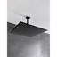 Douche de plafond avec douchette et tête de 16 po - Nickel brossé, acier inoxydable, buse autonettoyante qui préserve un conduit d'eau lisse, douche naturelle, conforme aux normes American Standard