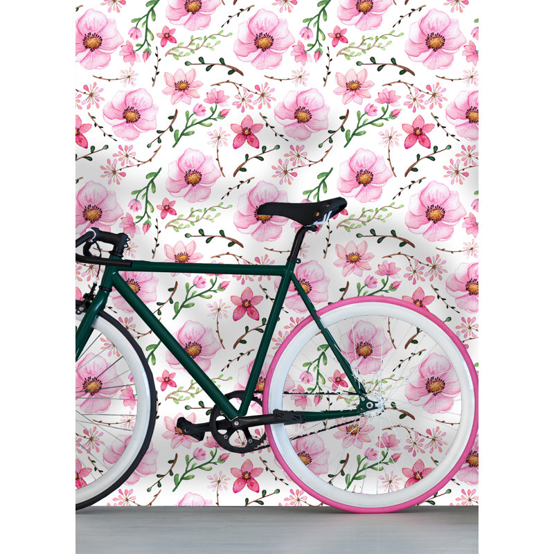 Rouleau de papier peint autocollant Christie, L 120 po x l 25 po