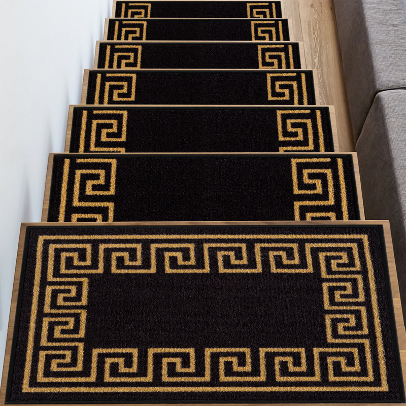 Tyron Non-Slip Stair Tread, Black