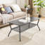 Ensemble de 3 tables basses avec 2 tables d'appoint carrées