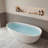 55.12'' x 30.71'' Soaking Solid Surface Bathtub