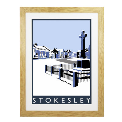 'Stokesley in Snow' 1 Piece Wall Art