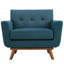 Fauteuil de style Mid-Century avec pieds en bois Carson Carrington Sigtuna-1025934617