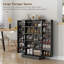 Armoire de rangement pour garde-manger de 41 po de hauteur avec 41 tablettes à 5 niveaux, 12 étagères à épices-2062719136