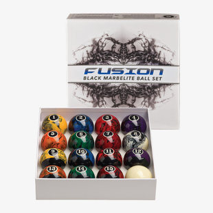 16-Piece Marbleized Billiard Ball Set