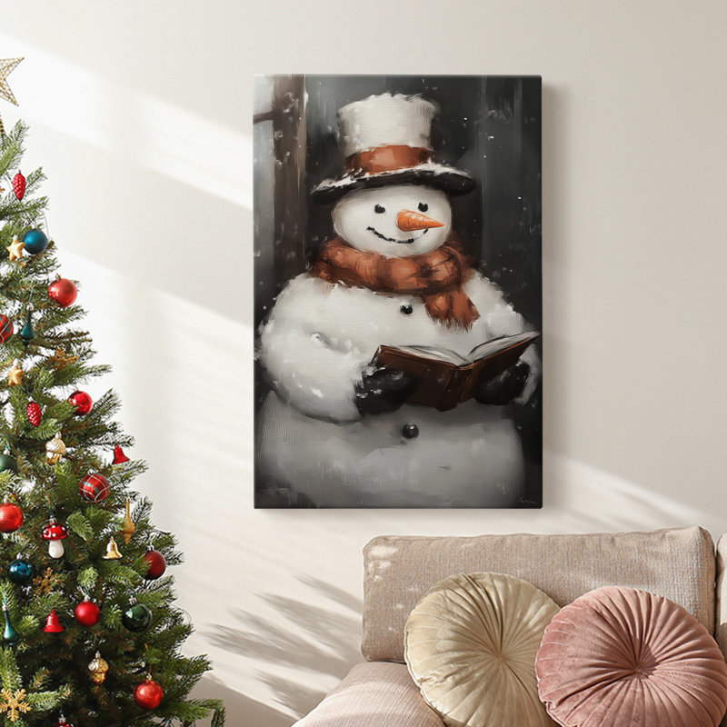 Art des Fêtes de Noël - Toile tendue avec châssis - Série 2-CXLI, H 24 po x l 16 po