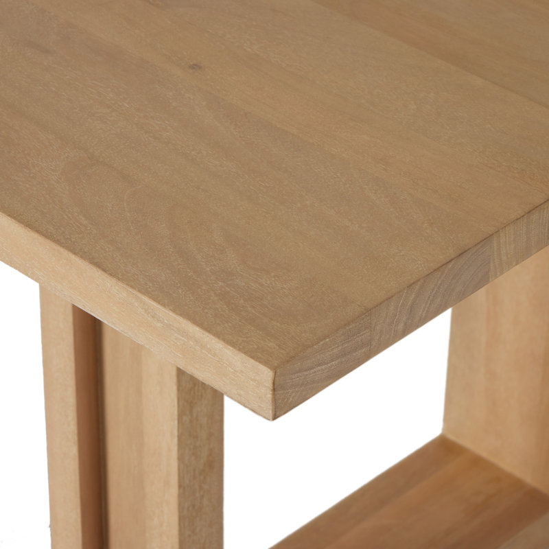 Carmel Solid Wood Dining Table, Natural Mango