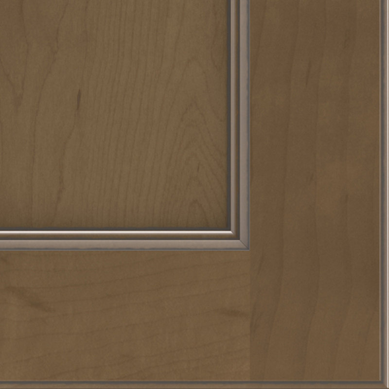 Dwelling Bramley Door Sample, Carob w/Stone Glaze, Cherry