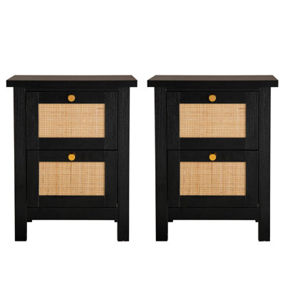 Ludden 2 Drawer Bedside Table