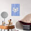 Impression d'art mural nautique crabe bleu côtier-129772172