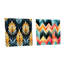 Caskey - ensemble de 2 verres muraux abstraits en acrylique-103925237