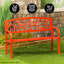 Banc de jardin en métal Araneli Cardinals-1646558635