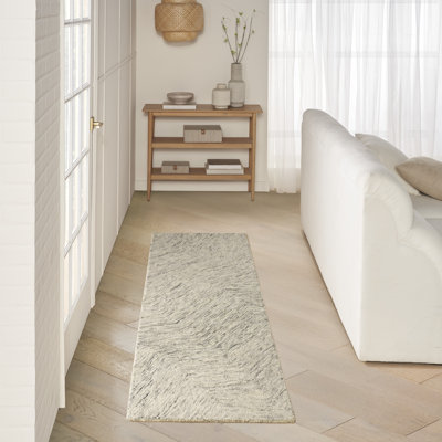 Tapis d'intérieur moderne gris pâle DKNY