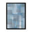 Art abstrait bleu et gris - Décoration murale moderne et contemporaine sur toile-1251140270-1251140257