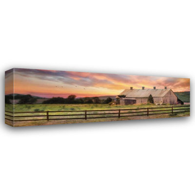 «Red Barrel Studio® Deiter, Lori Gallery», art sur toile tendue: Sunset in the Valley