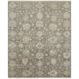Wool Oriental Area Rug in Brown