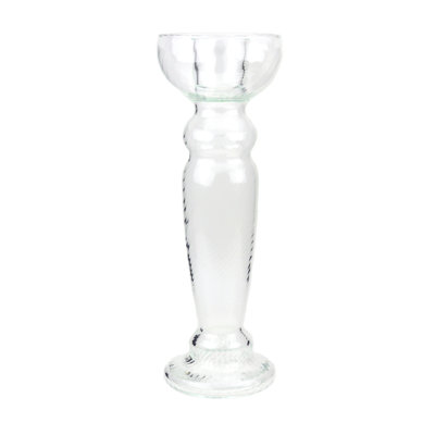 Impero 15.75'' H Glass Floor Candlestick