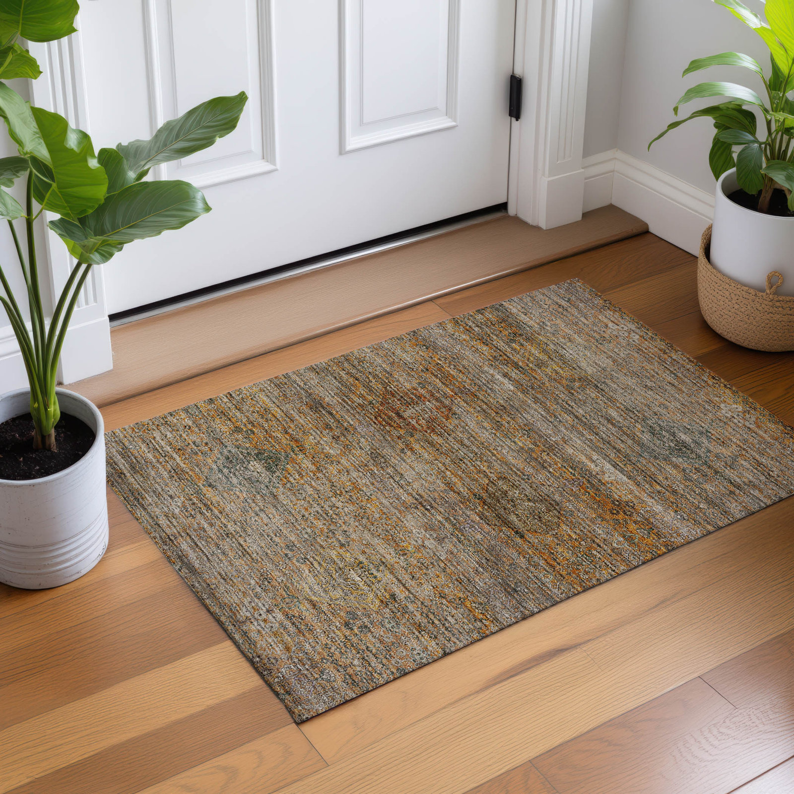 Rug, Terracotta, 1'8" x 2'6"