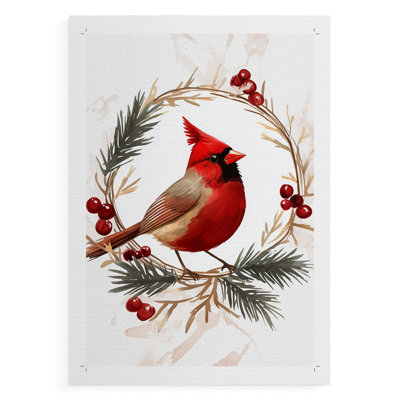 Art des Fêtes de Noël - impression sur toile seulement - non encadrée