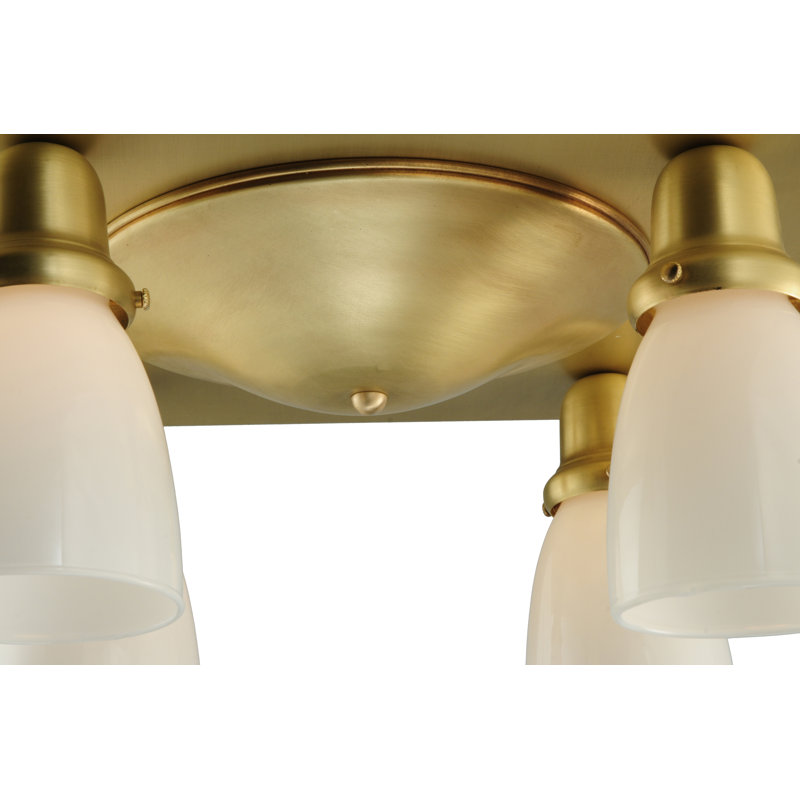 Schoolhouse & Early Electric 4 - Light Flush Mount