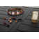 Birmadevi Powder-coated Metal Frame Black Rectangular Outdoor Patio Dining Table with Umbrella Hole
