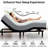  Smart Adjustable Bed Frame With Massage & Memory Foam Mattress - Zero Gravity, Anti-Snore, App Control, USB Charging, 750Lbs Capacity, 5"/7"/12" Height Adjustable-1642553699