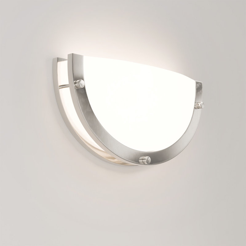 LED Half-Moon Wall Sconce Light - 15W