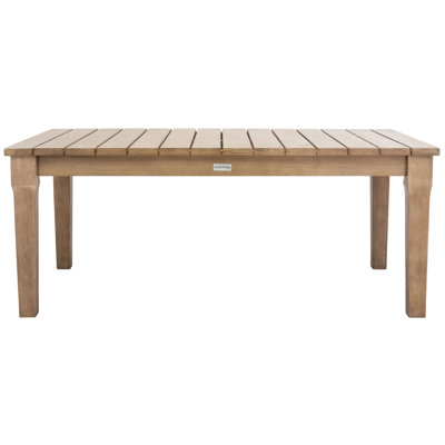 Samya Rectangular Eucalyptus Outdoor Coffee Table , 26'' in. W 46.7'' in. D