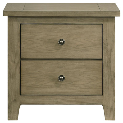 Affric 2-Drawer Nightstand Bedside Table Vineyard Oak