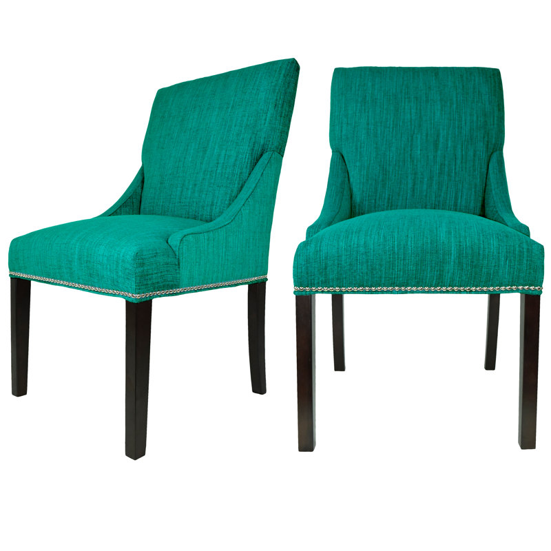 Fauteuil à oreilles Carleton Buckhorn, Turquoise