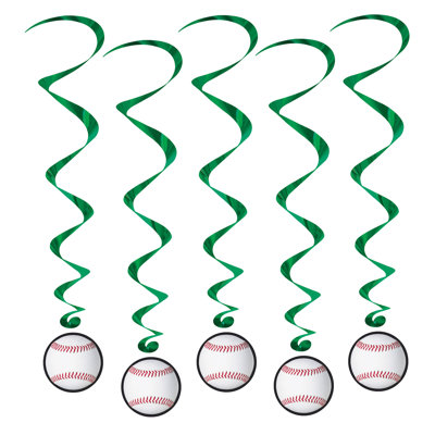 Baseball Whirls - 3 pi 4 po - paquet de 6