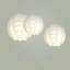 Luminaire suspendu unique en forme de boule en acrylique 19,8 po