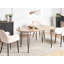 CAVELL Oval Metal Base Dining Table