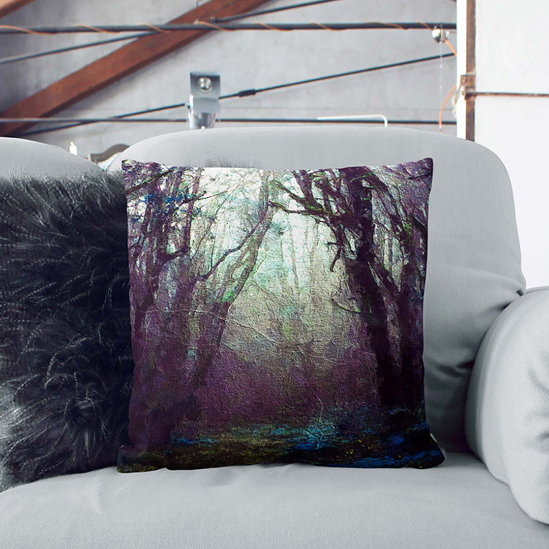 A Forest Arch in Abstract Cushion with Filling