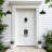  16in Large Gooseneck Barn Light, Rustic Black Exterior Wall Sconce For Porch, Garage