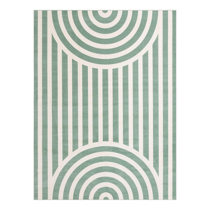 Unique Loom Lines Whimsy Kids Rug, Rectangle 10' x 13'1"