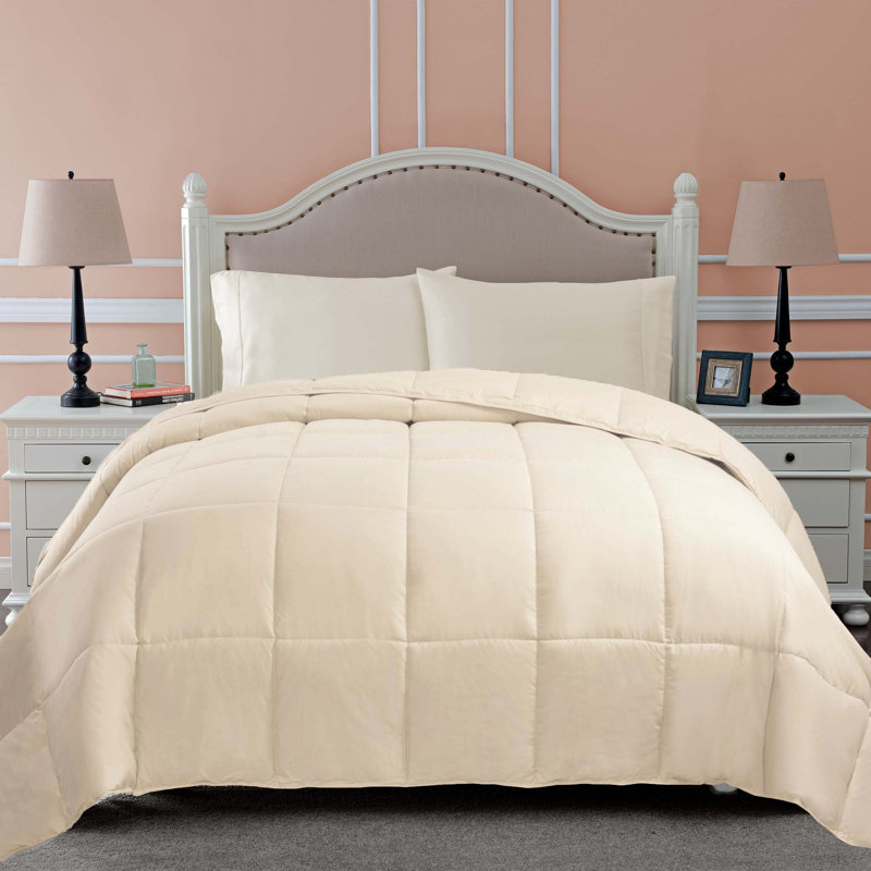 Ivory Twin XL Reversible Microfiber Kids Duvet