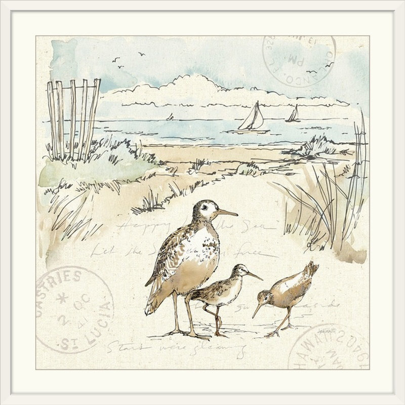 «Coastal Breeze X» par Anne Tavoletti, impression, H 10 po x l 10 po x P 1,5 po, Toile