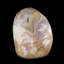 Agate Azlynne translucide, forme libre, grand