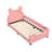 Kallel Vegan Leather Platform Bed-596159946