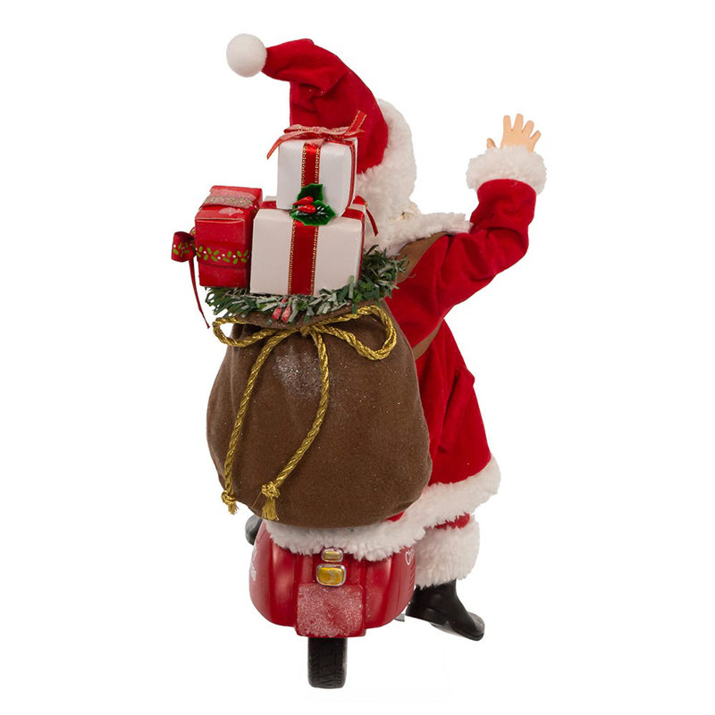 Père Noël 10 po Fabriché ™ sur scooter