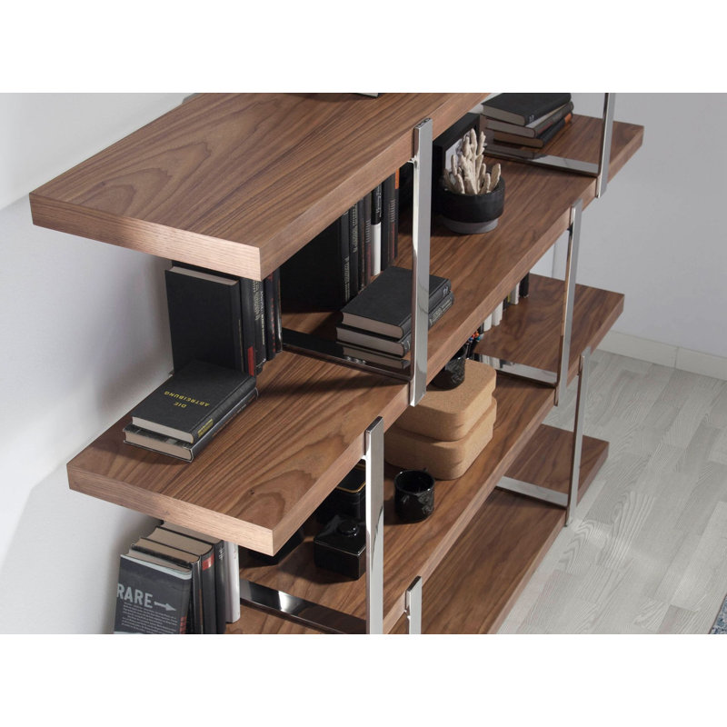 180cm H x 40cm W Solid Wood Etagere Bookcase