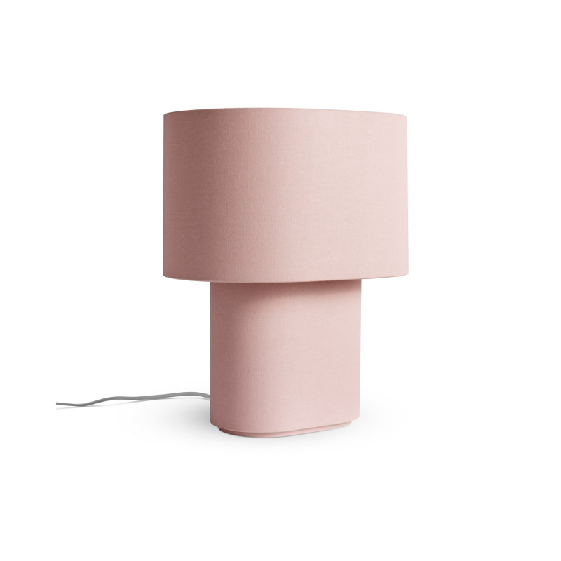 Hilla Table Lamp, Blush, 21”H x 18” W x 13” D