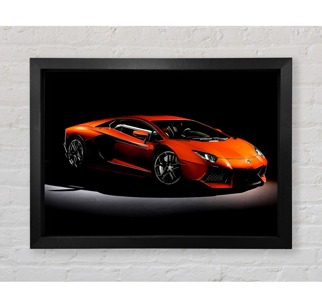 Lamborghini Aventador Orange - Druck