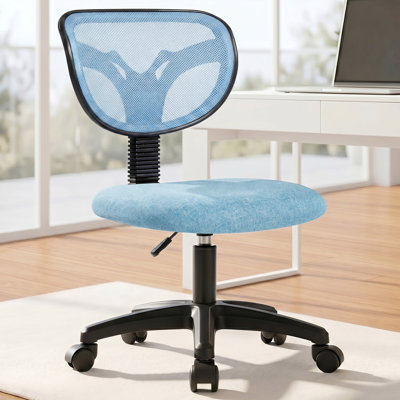 Chaise de bureau compacte en maille sans accoudoirs Ethan