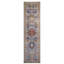 Hand Knotted Wool Area Rug in Silver And Sea Green