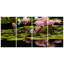 Victoria Regia On Glass, 4 pièces, impression