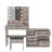 Makeup Vanity With Lights, Charging Station And Mirror-106728330-106728328