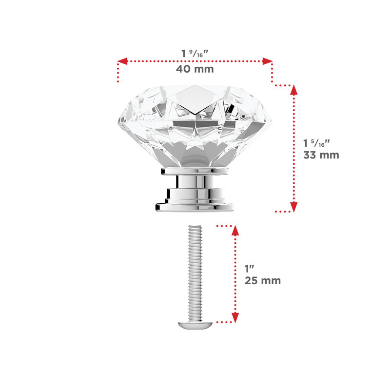 Bouton cristal
