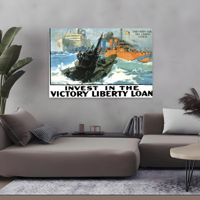 «1910S World War One Victory Liberty Loan Bond», affiche d'art rétro classique rétro par océan